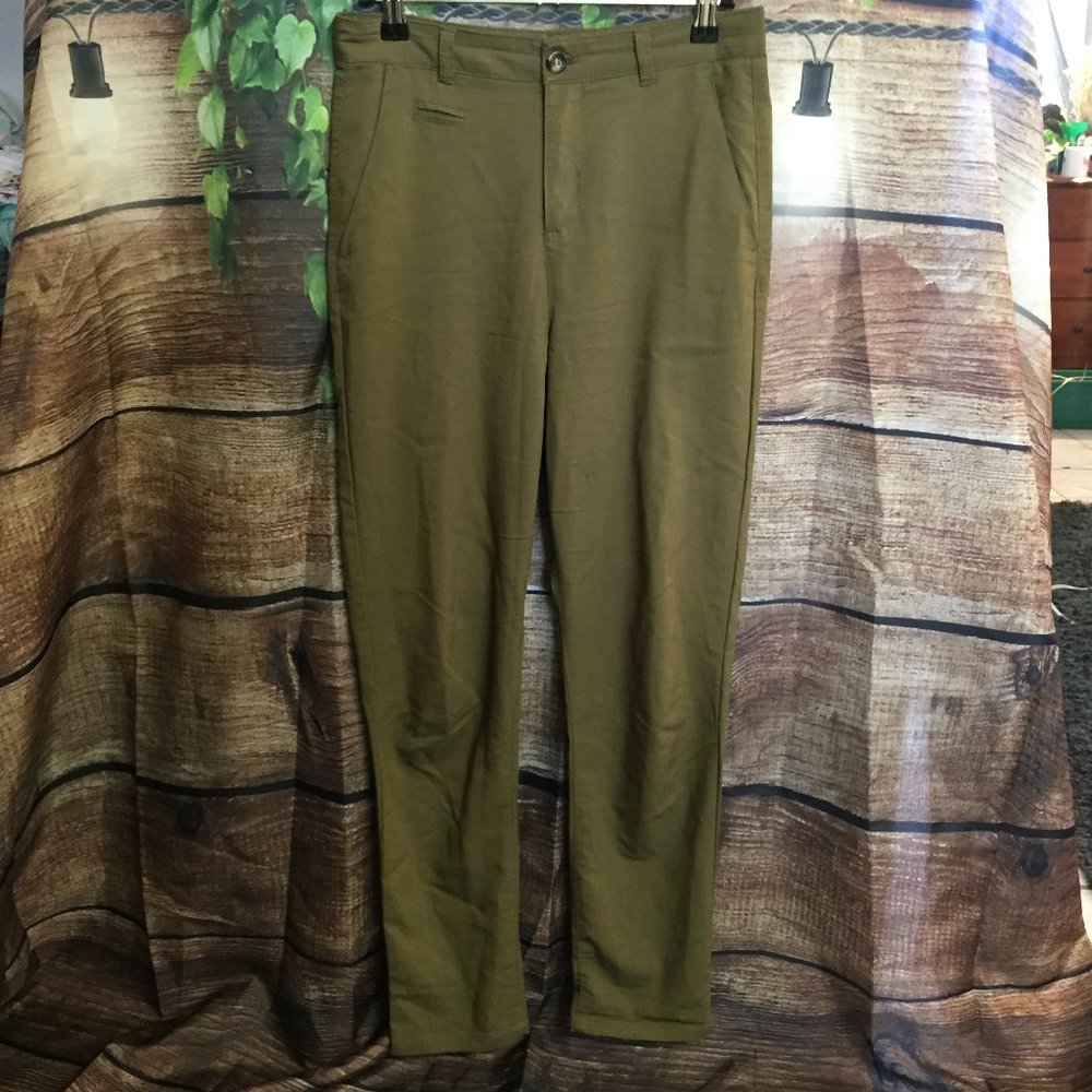 🖼High Waisted Green Pants F21 - Picture 2 of 6